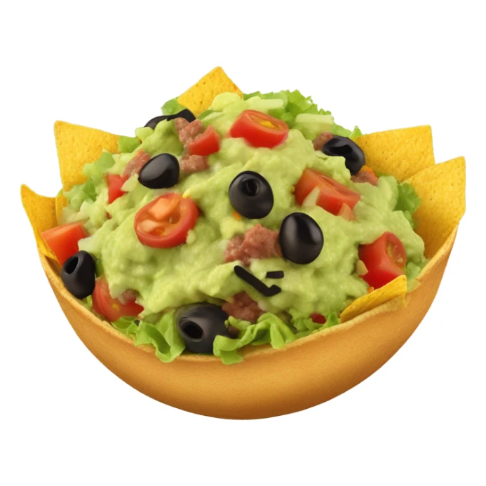 Taco salad sticker