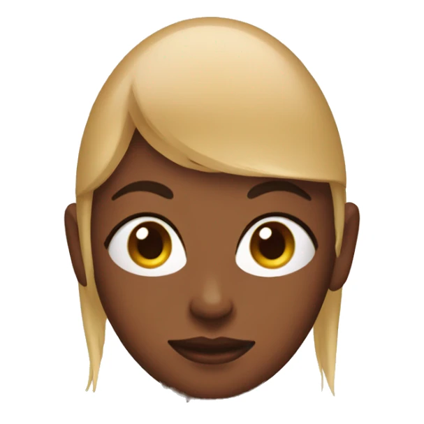 Egg with woman's hair sticker