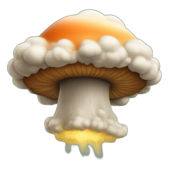 mushroom cloud sticker