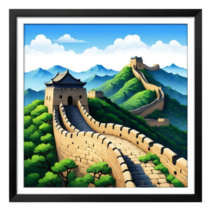 Great wall of china sticker
