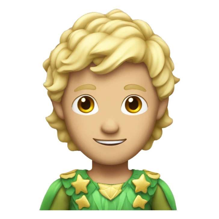 blonde man in fairy costume sticker