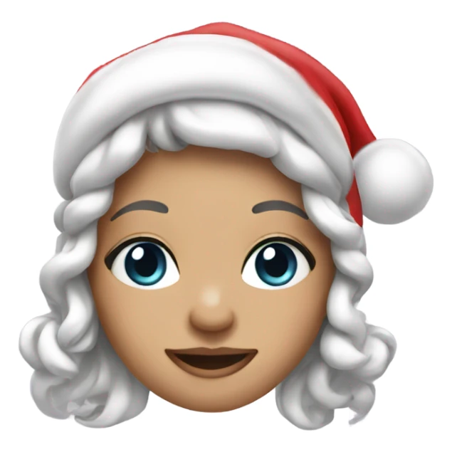 santa claus girly  sticker