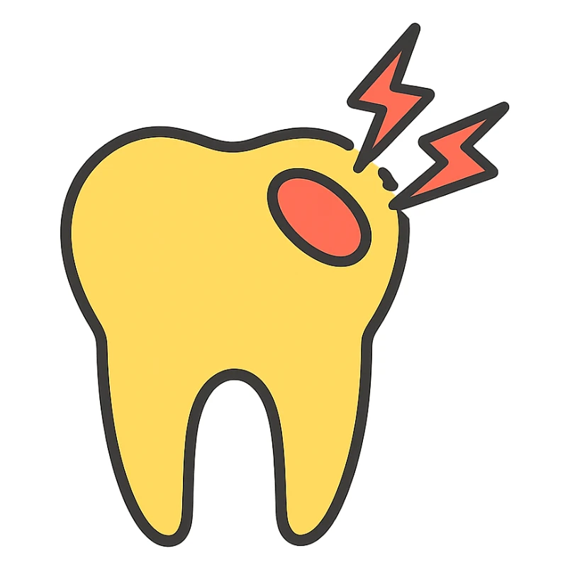 toothache sticker