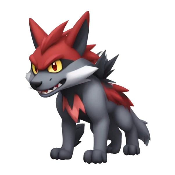 Incineroar Zoroark Zangoose Fakemon sticker