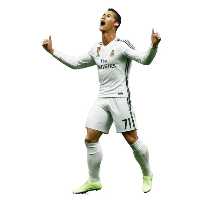 cristiano ronaldo goal celebration sticker