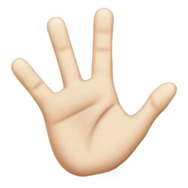 front of hand, one finger pointing  sticker