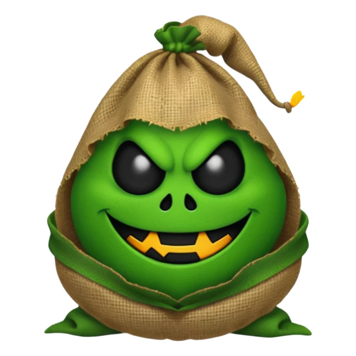 create Oogie boogie From nightmare before Christmas As Emojis that don’t already exists. sticker