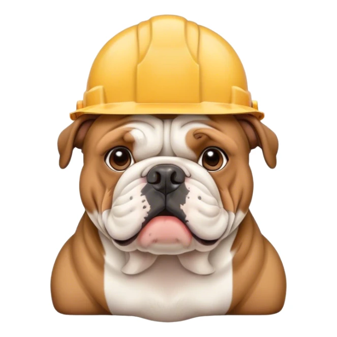 bulldog inglés ingeniero sticker