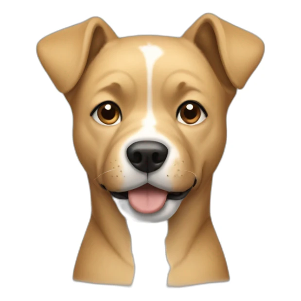 a dog with a blond haircut sticker