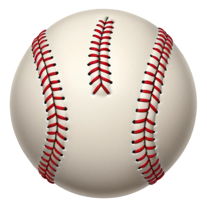 Baseball with a football sticker