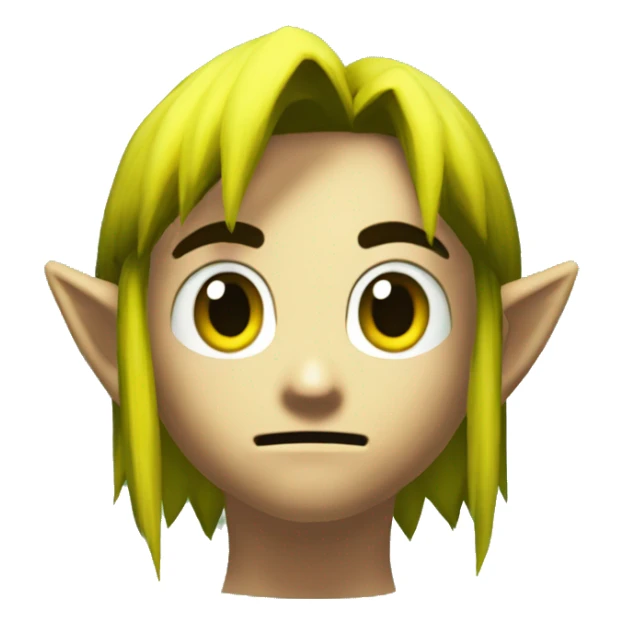 Link of the legend of zelda majoras mask sticker