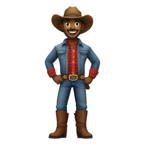 Gay cowboy sticker