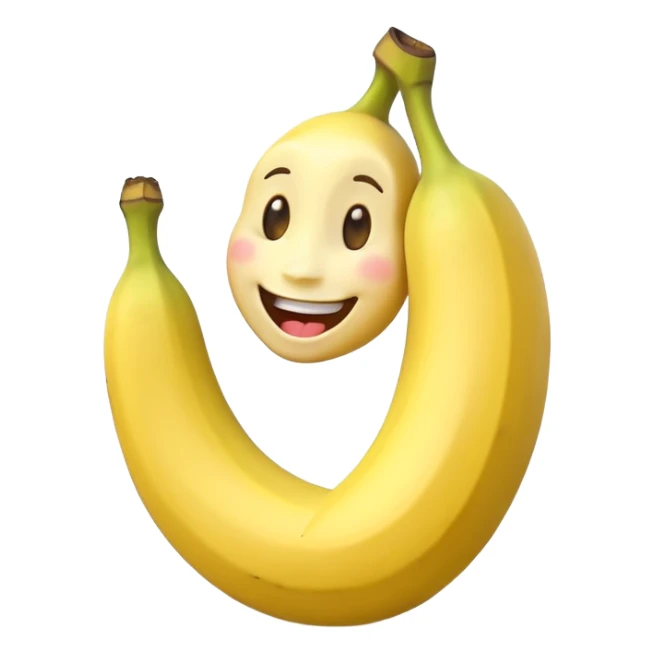 make a emoji of the banana leclerc sticker