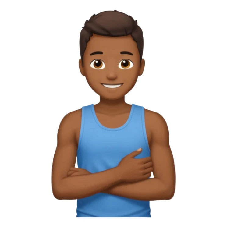 carmel baddie and tall darkskin boy hugging  sticker