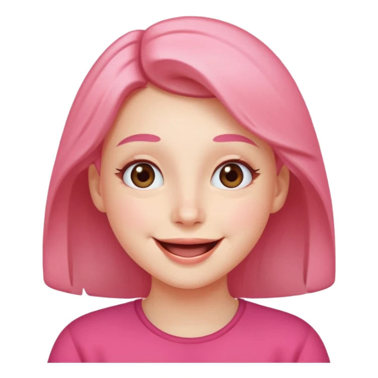 really happy emoji, beaming with happiness, rosy cheeks, energetic look sticker