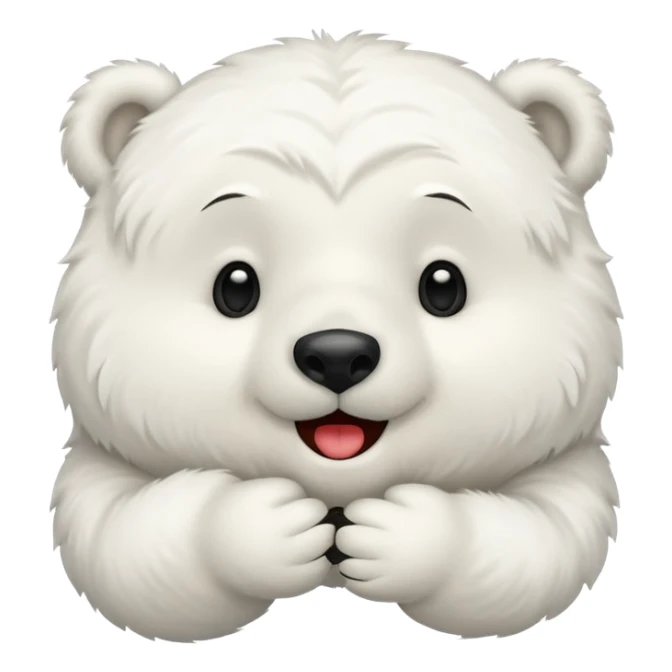 Has un oso polar dando un beso 😘 sticker