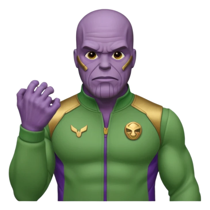 Thanos squidgame 230 player (T.O.P) emoji sticker