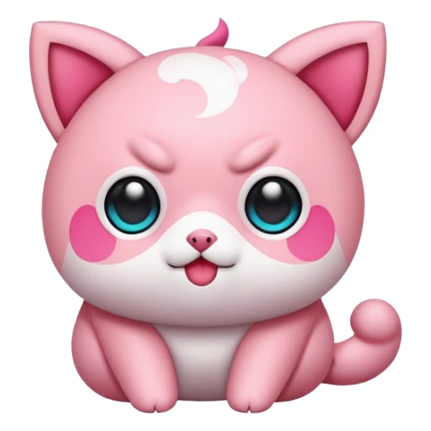 Jigglypuff-Pancham-Elgyem-fusion  sticker
