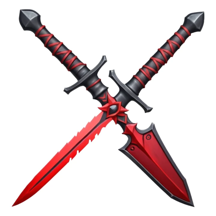 dark desert dagger object icon, black steel blade with crimson glow runes, mysterious desert assassin weapon, 3D cartoon, mobile game icon style, centered, clean background, no text, no watermark
 sticker