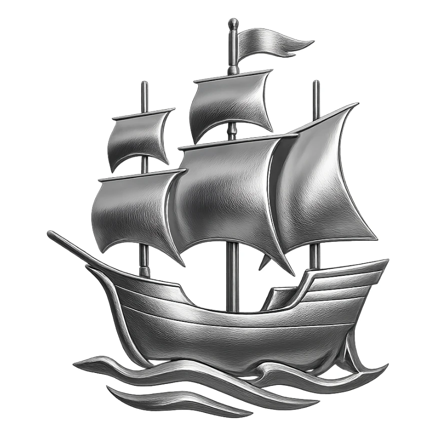 pirate ship sticker
