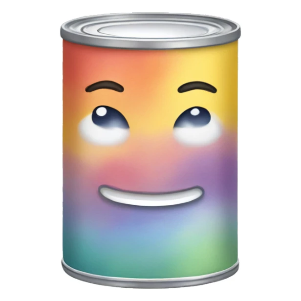 can of watercolor paints sticker