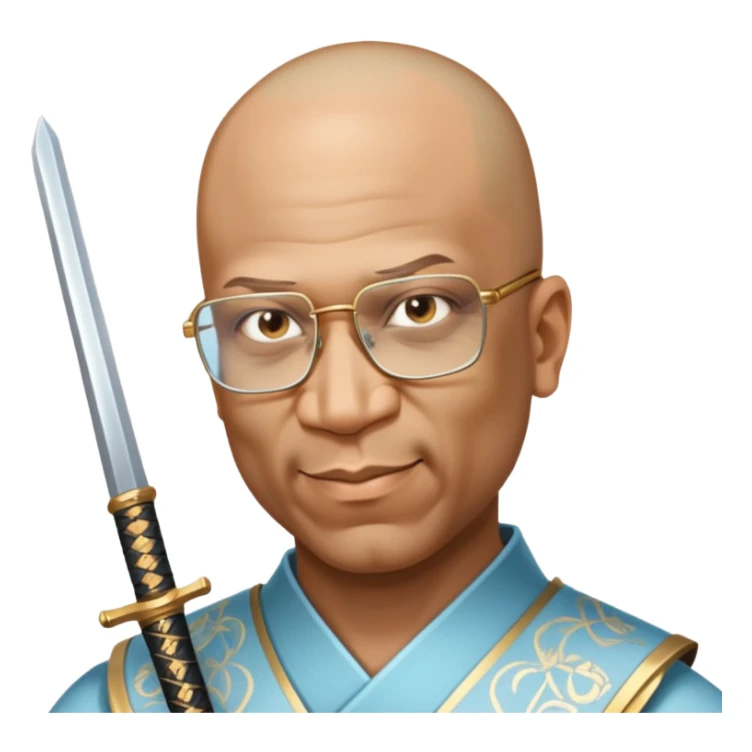 Elegant Samurai sticker