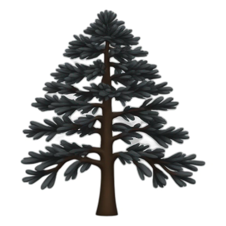 Sapin noir  sticker