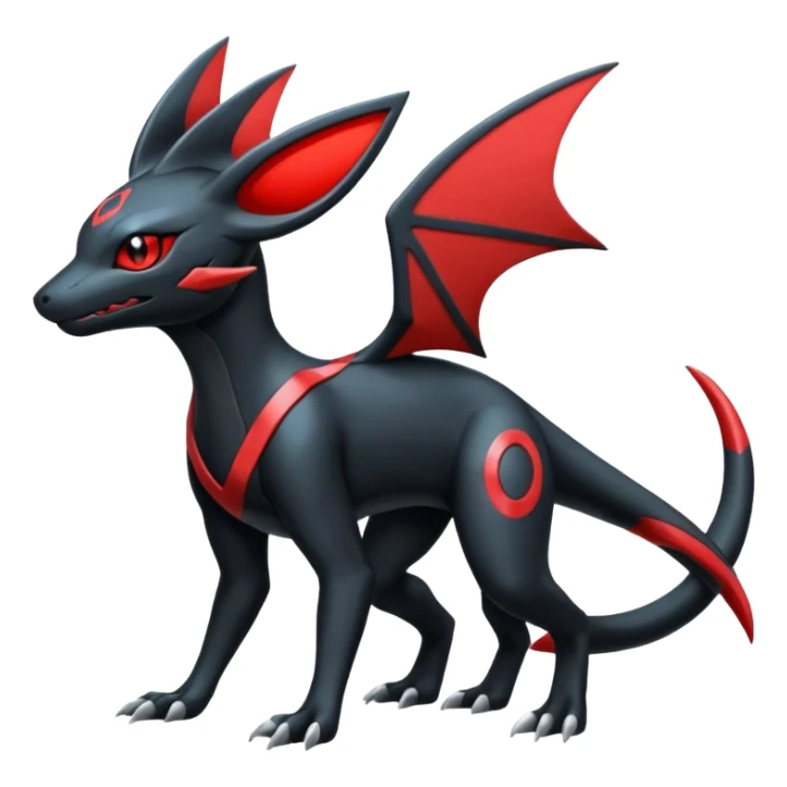 Salandit-Salamence-Umbreon-Silvally-fusion (full body) sticker