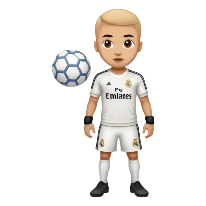 A theif with a visible Real Madrid short sticker