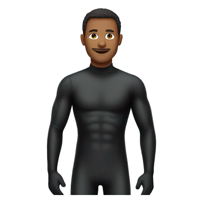 A male in a lycra catsuit sticker