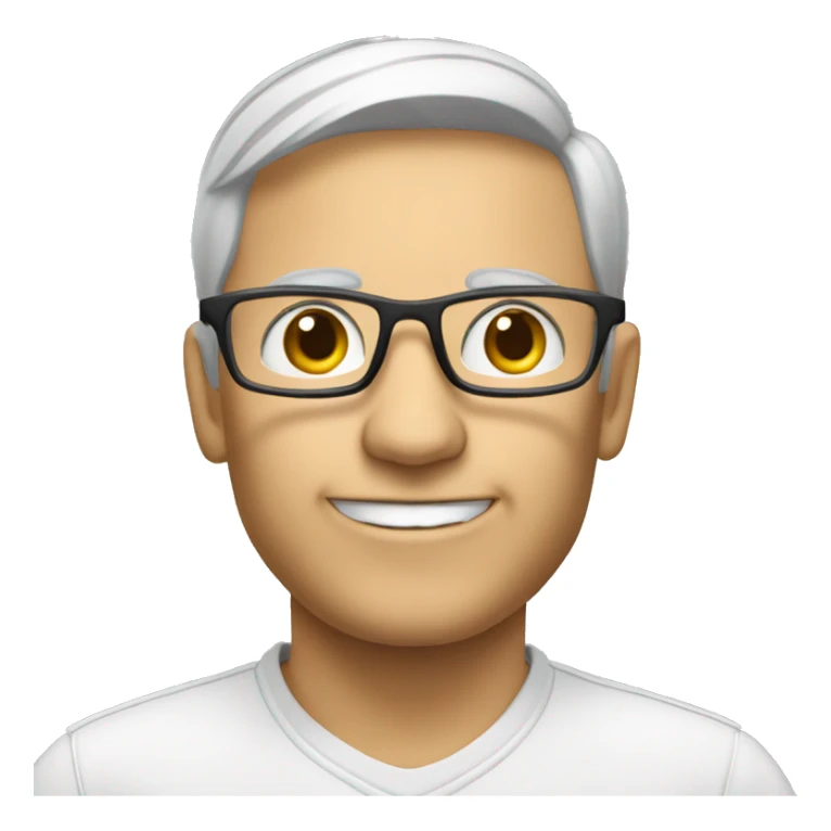 white soccer coach with eyeglasses holding a chart sticker