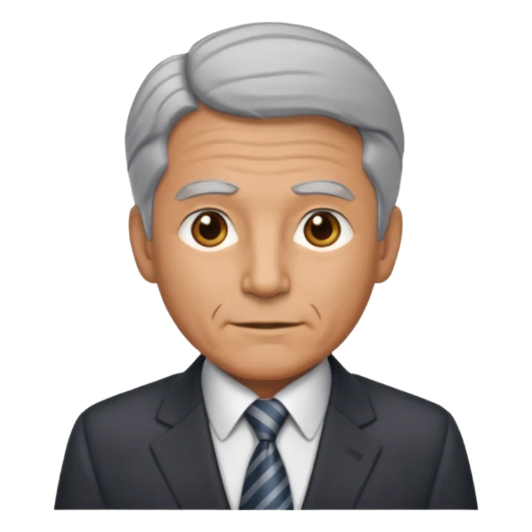 old realystic businessman sticker