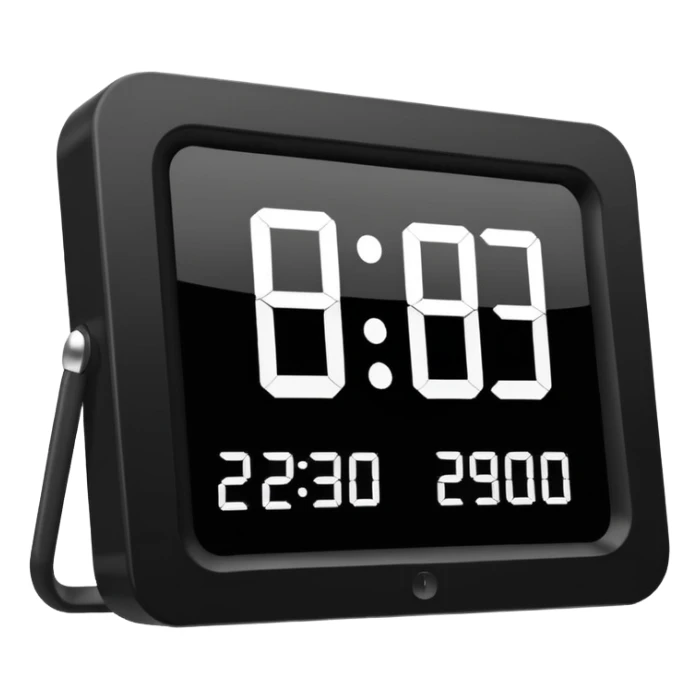 alas 2 de la tarde pm reloj sticker