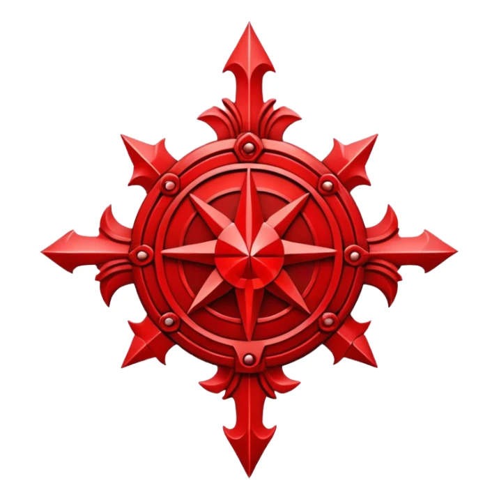 chaos legion red emblem sticker