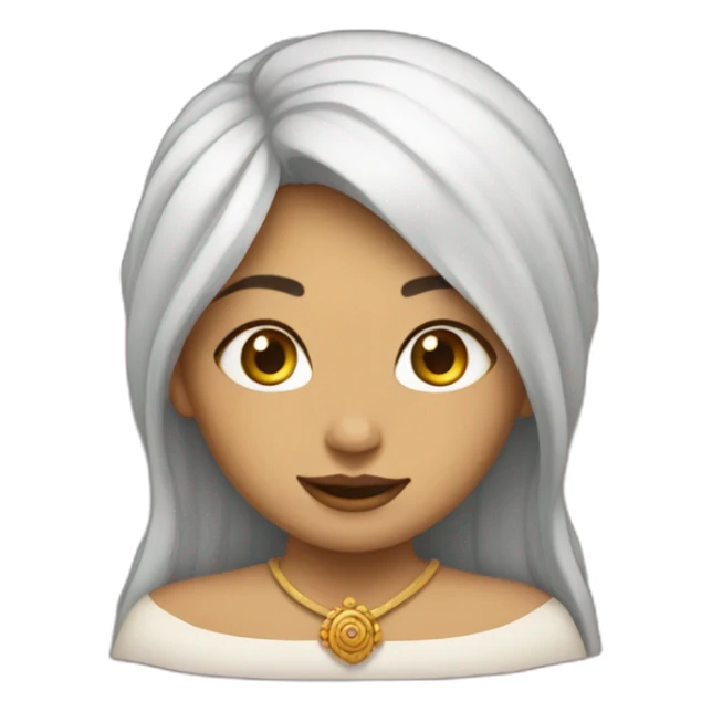 girl with khinkali head sticker