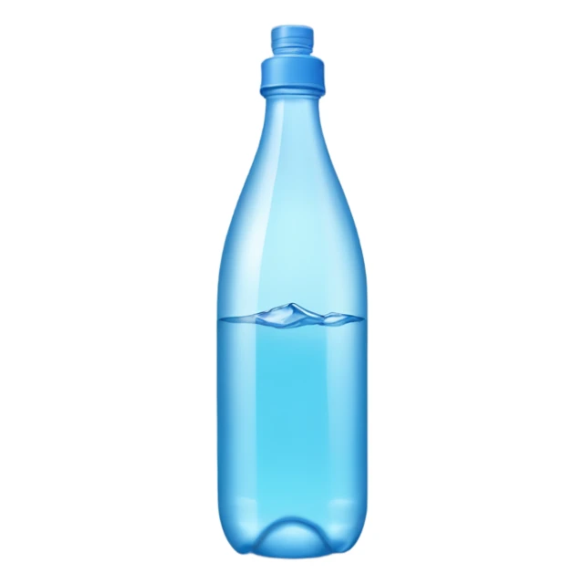 A bottle of water sticker