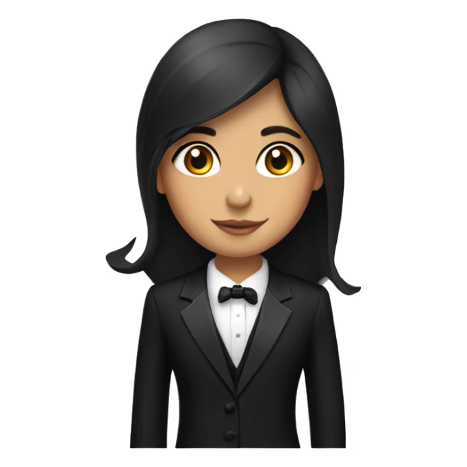 ARMENIAN GIRL WITH A TUXEDO SUIT sticker