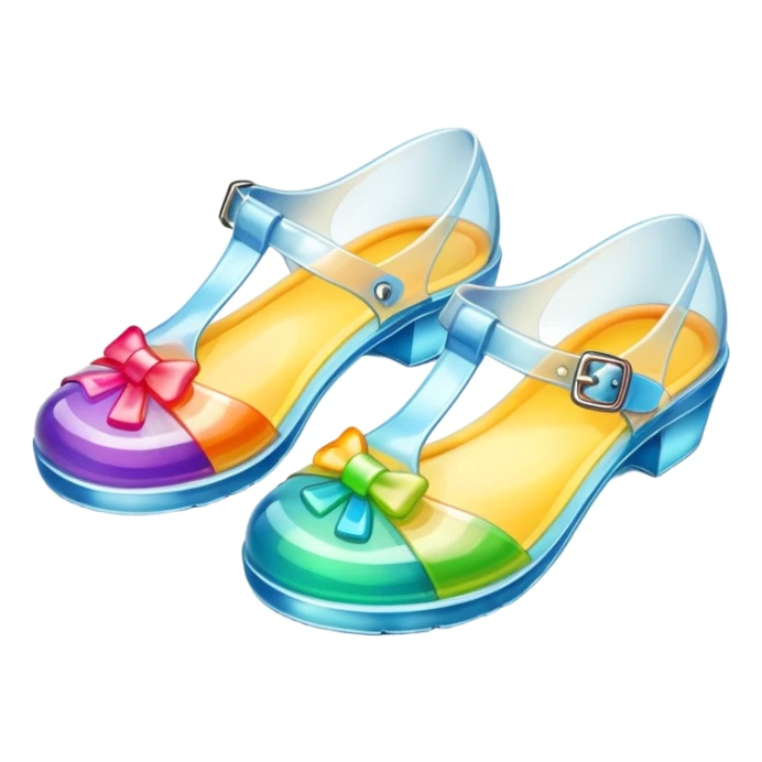 1990’s jelly shoes sticker