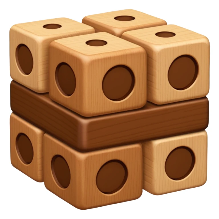 building material: wooden blocks stacked on top of each other sticker