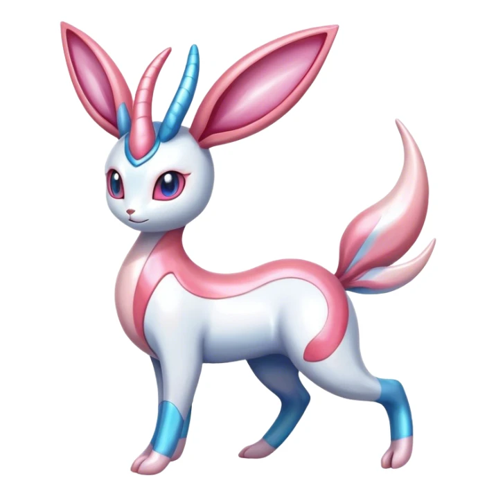 Shiny Sylveon-Milotic-hybrid combination sticker