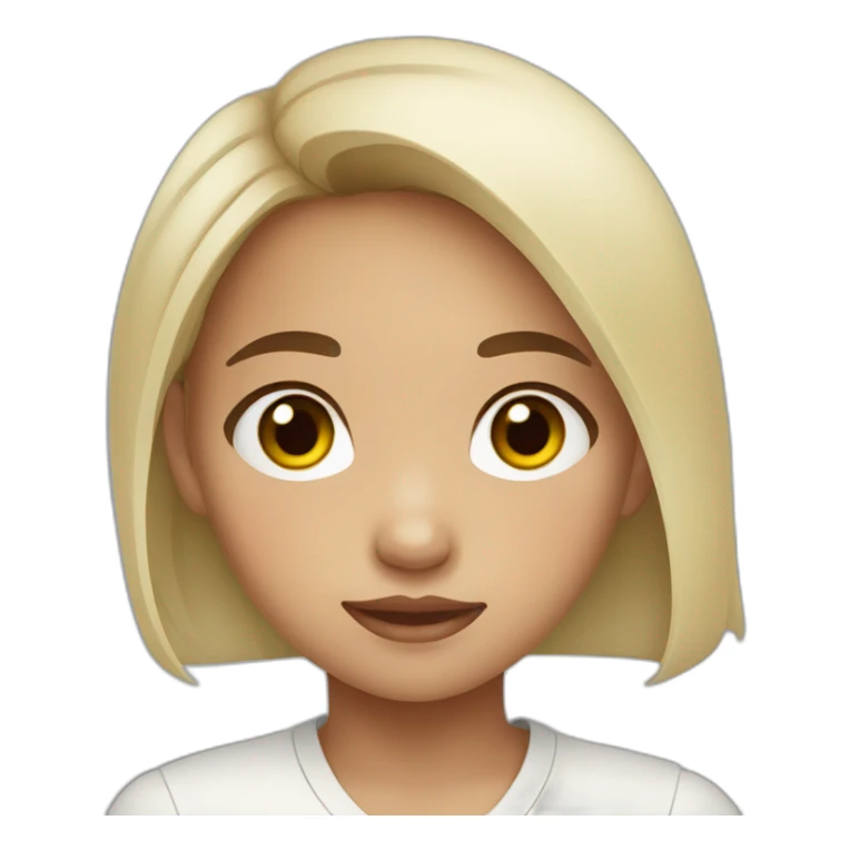 filipino girl with heterochromia sticker