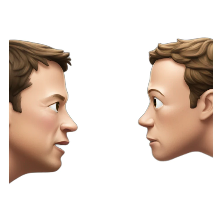 Fight Elon musk vs Mark Zuckerberg sticker
