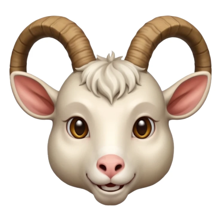 goat head person sticker