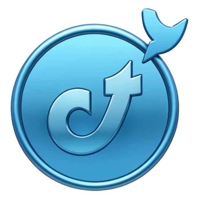 Q salga verificado azul en tik Tok sticker