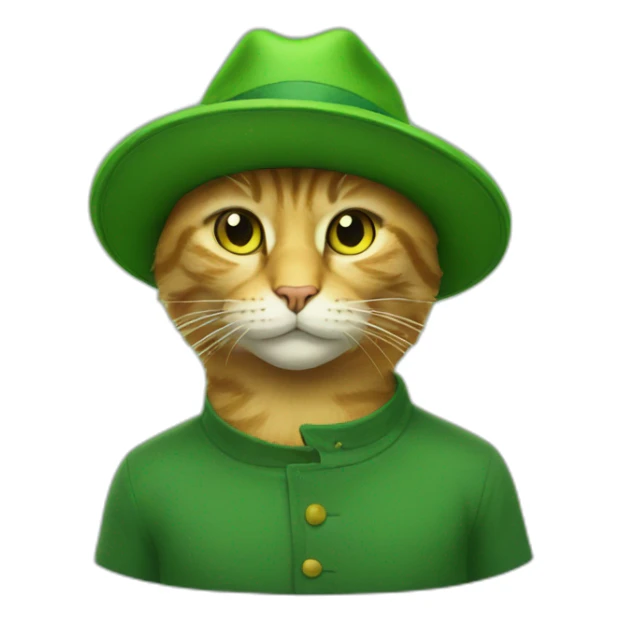 the cat in the green hat sticker
