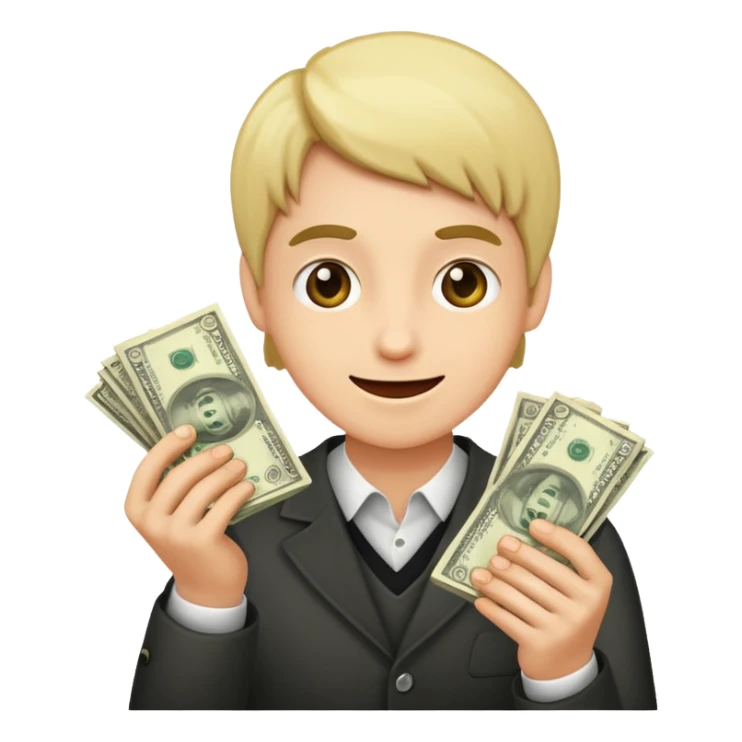 money playing na na a boo boo sticker