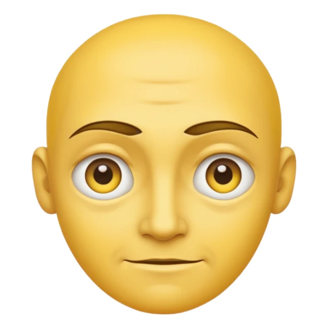 side eyeing evil smiling emoji, yellow face, narrowed eyes, subtle evil smile, no text sticker