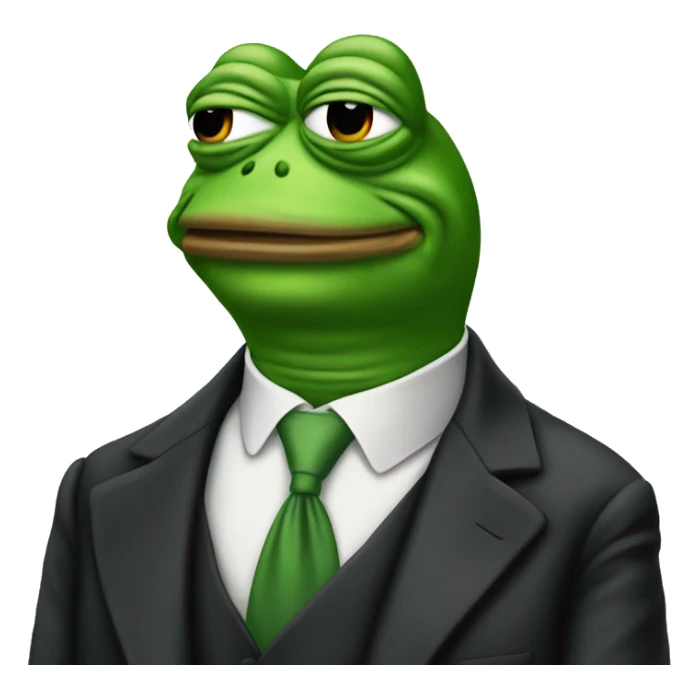 Donald trump costard pepe the frog sticker