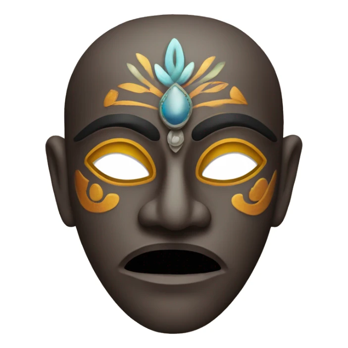 kala mask nazar which is uded in india sticker