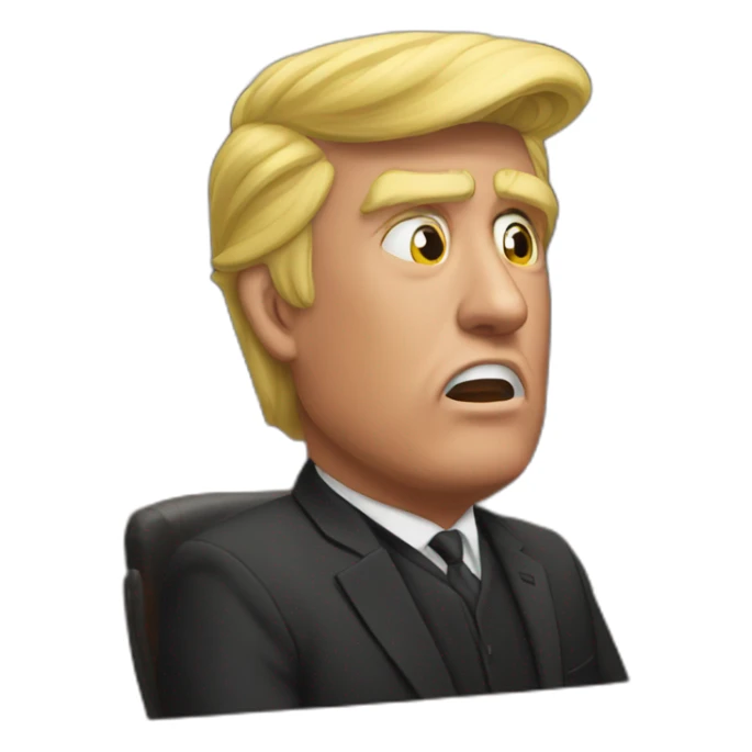 Donald Trump in Court sticker